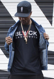 BLACK MANNEQUIN - Black Classic "RED V" Crew Neck T-Shirt