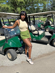 BLACK MANNE"QUEEN" - Skorts Green