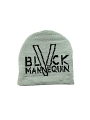 BLACK MANNEQUN - Mannequin Skully Beanie Grey