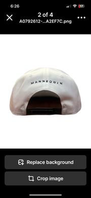 BLACK MANNEQUIN - V SnapBack White