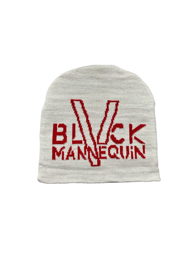 BLACK MANNEQUIN - Mannequin Skully Beanie White