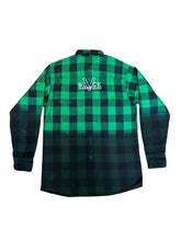 Load image into Gallery viewer, BLACK MANNEQUIN  - Dipped Flannel - Money Green