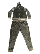 Load image into Gallery viewer, BLACK MANNE"QUEEN" - Less is More Velour 2 Piece Olive Green