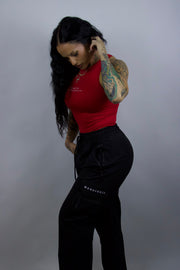 BLACK MANNE"QUEEN" - Red Hot Summer Bodysuit