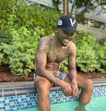 Load image into Gallery viewer, BLACK MANNEQUIN - V SnapBack Black