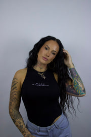 BLACK MANNE"QUEEN" - Black Stays Winning Bodysuit