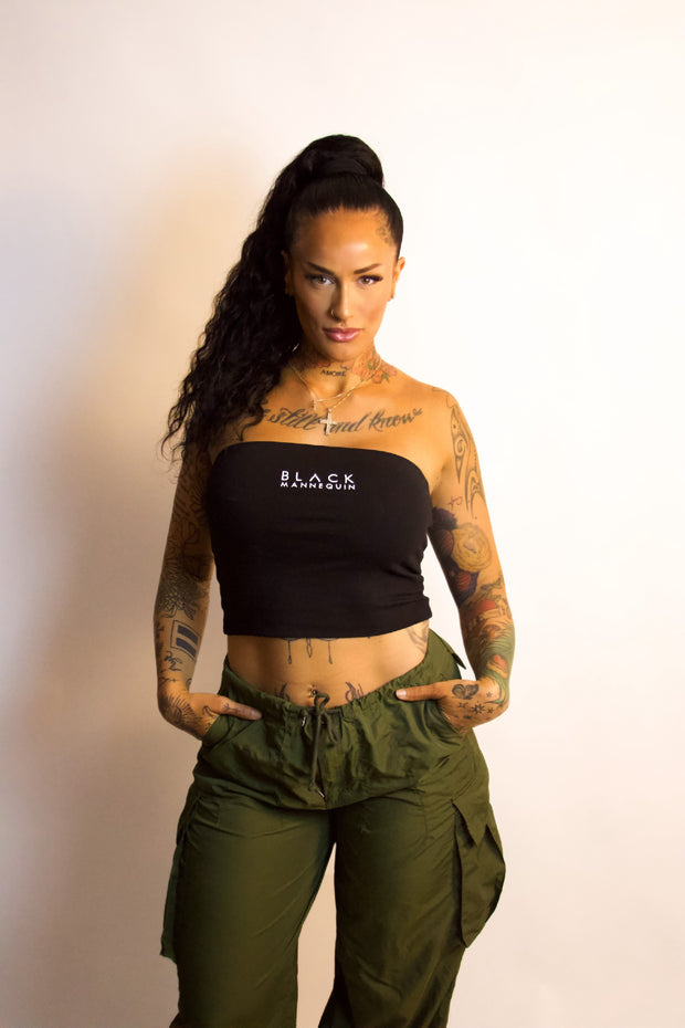 BLACK MANNE"QUEEN" - Tube Top - Black