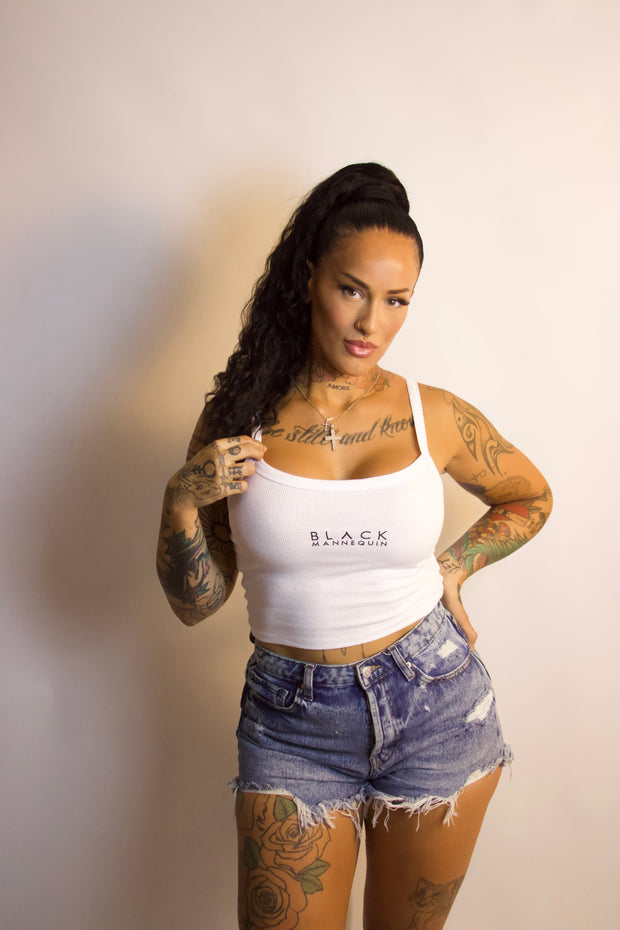 BLACK MANNE"QUEEN" - Crop Tank
