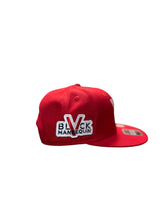 Load image into Gallery viewer, BLACK MANNEQUIN - V SnapBack Red