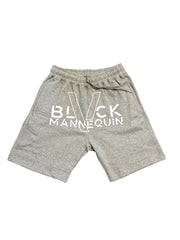 BLACK MANNEQUIN  - Big V Shorts - Grey