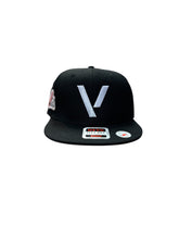 Load image into Gallery viewer, BLACK MANNEQUIN - V SnapBack Black