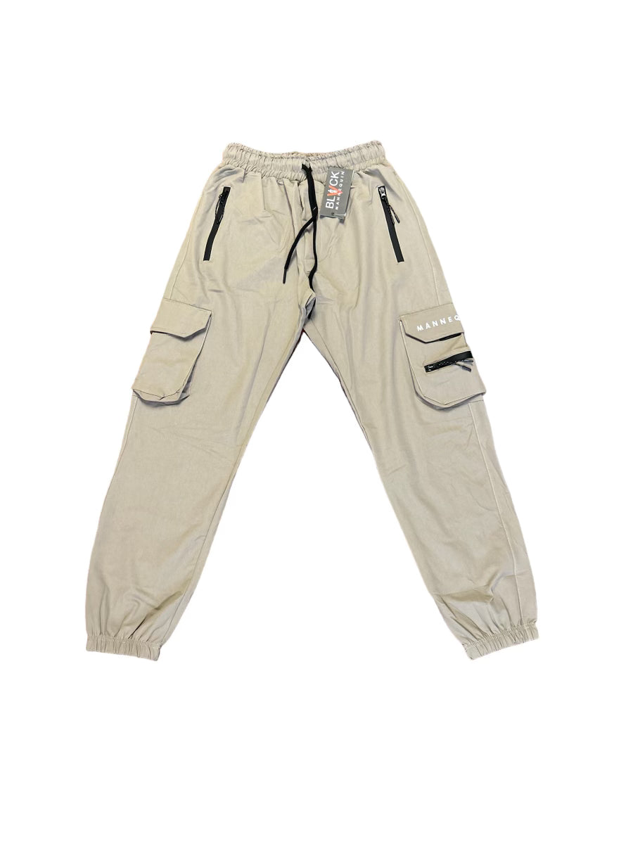 Nylon cargo joggers deals