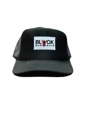 BLACK MANNEQUIN - Black Patchwork Trucker