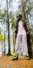 Load image into Gallery viewer, BLACK MANNEQUIN  - Stacked Logo Sweatpants Grey