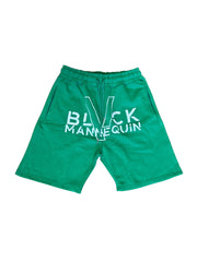 BLACK MANNEQUIN  - Big V Shorts - Kelly Green
