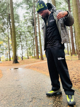 Load image into Gallery viewer, BLACK MANNEQUIN  - Stacked Logo Sweatpants Black