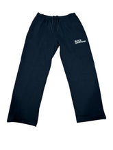 Load image into Gallery viewer, BLACK MANNEQUIN  - Stacked Logo Sweatpants Black