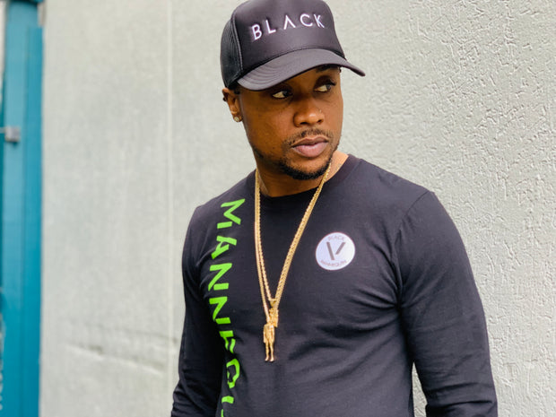 BLACK MANNEQUIN - Slime Green Long Sleeve T-Shirt