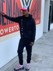 BLACK MANNEQUIN  - Black Tech Fleece Joggers
