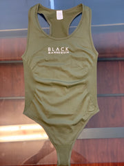BLACK MANNE"QUEEN" - New Olive Bodysuit
