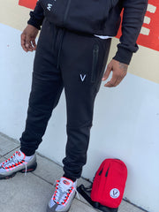 BLACK MANNEQUIN  - Black Tech Fleece Joggers